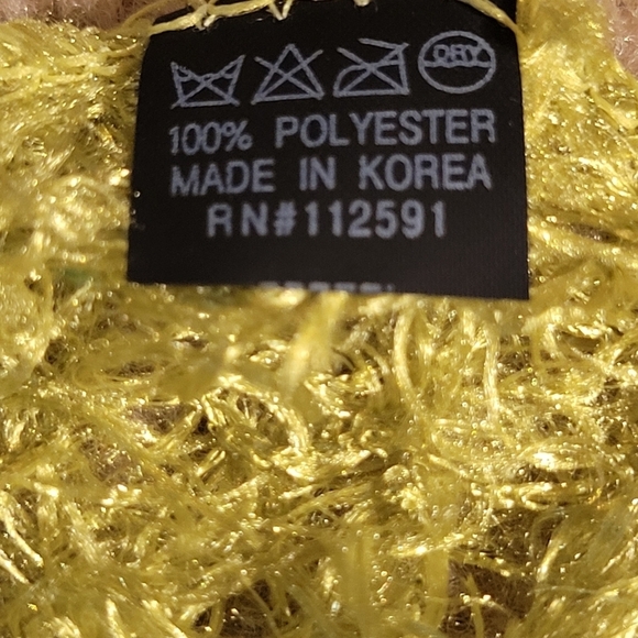 Two Fuzzy Fall Winter Scarves 5"×62" - Picture 9 of 9